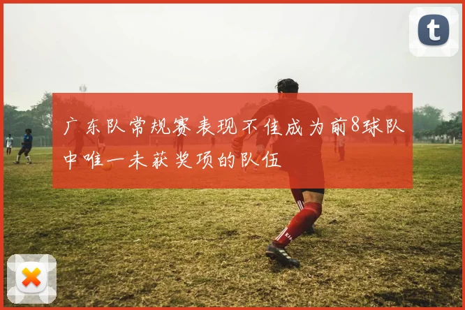 广东队常规赛表现不佳成为前8球队中唯一未获奖项的队伍